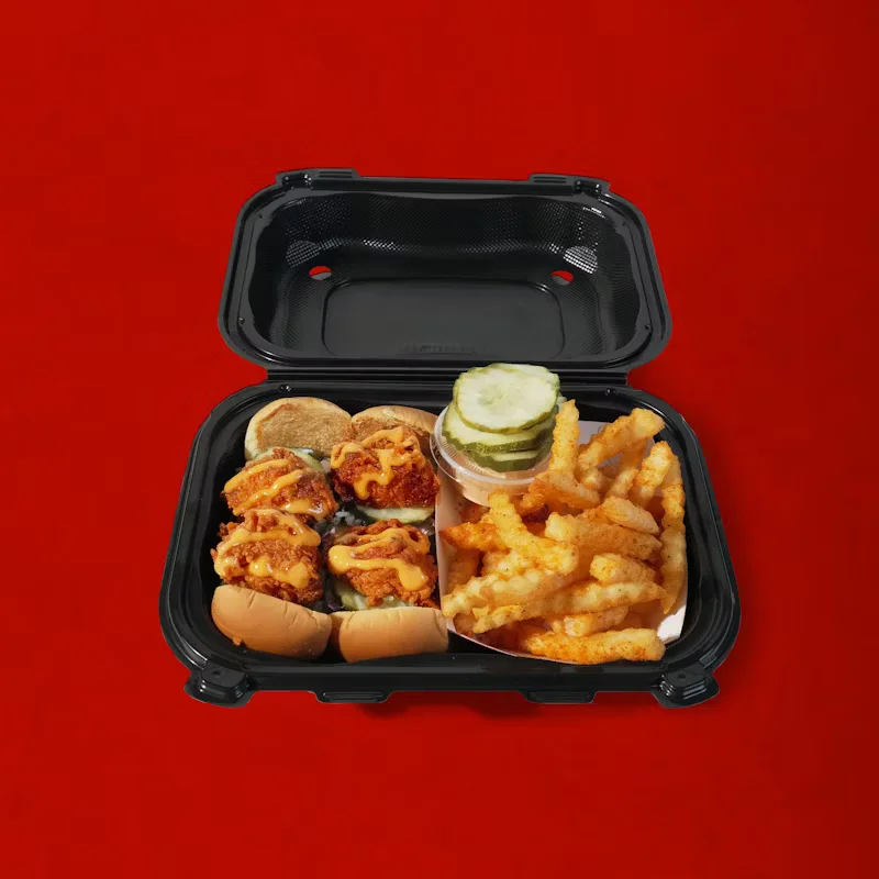Dave’s Mini Sliders with Fries
