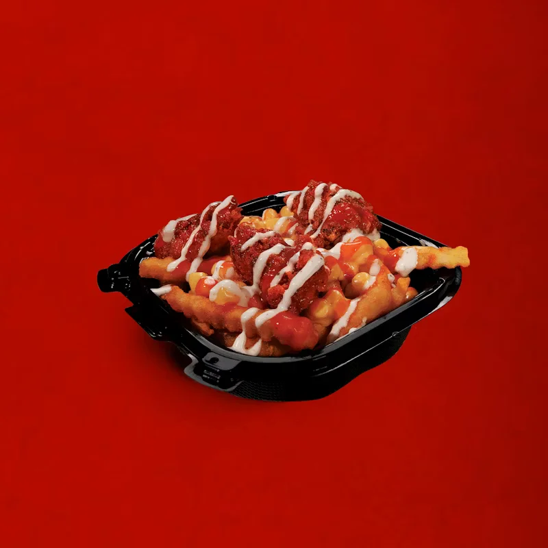 Small Top Loaded Spicy Buffalo Mac